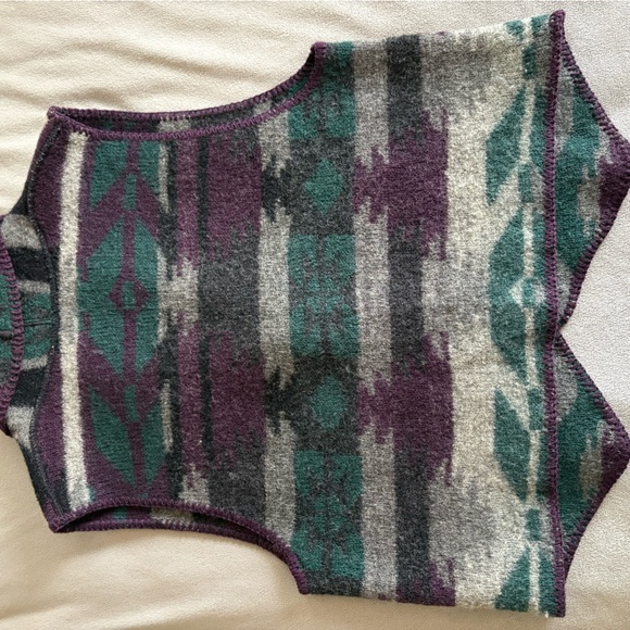 Eastern Mountain Sports Geometric Cardigan Vest - Picture 3 of 3